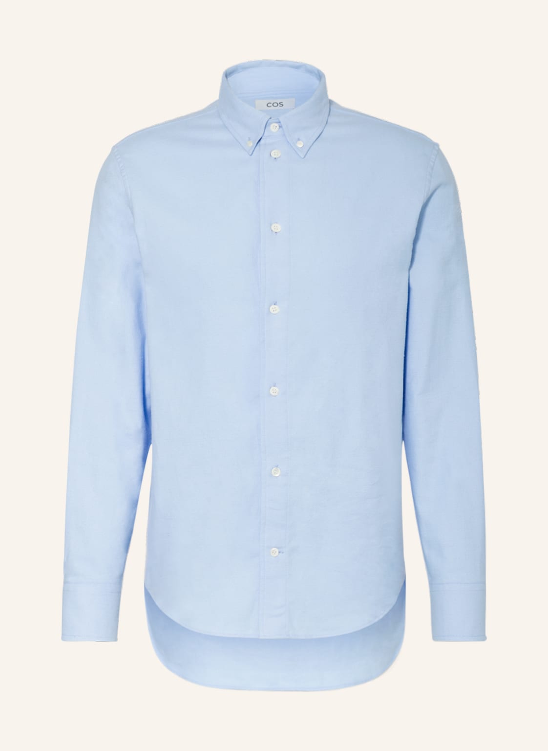 Image of Cos Flanellhemd Regular Fit blau