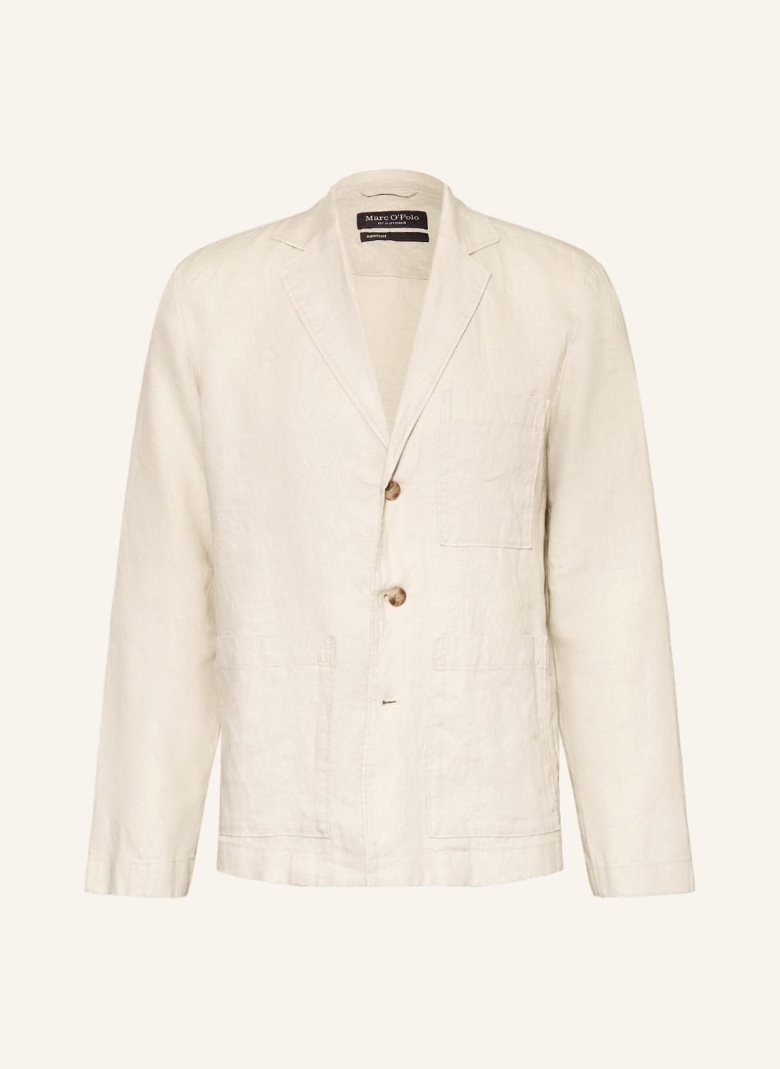 Image of Marc O'polo Leinensakko Comfort Fit grau