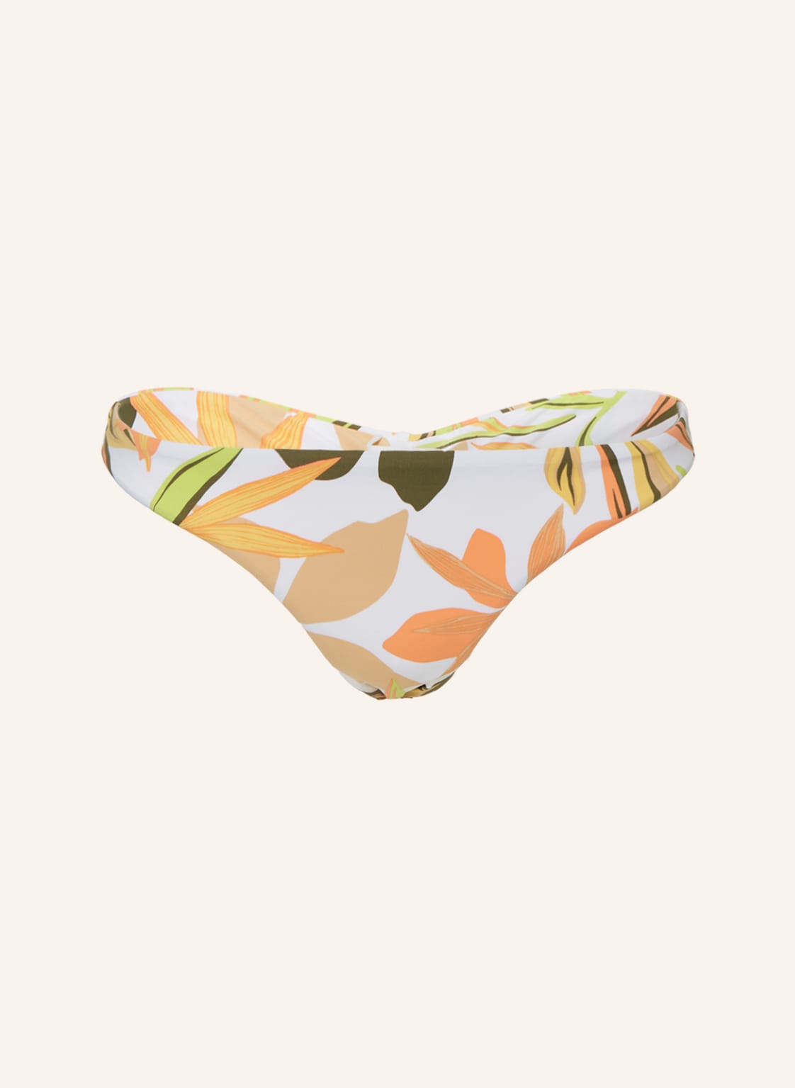 Image of Roxy Brazilian-Bikini-Hose Printed Beach Classics weiss