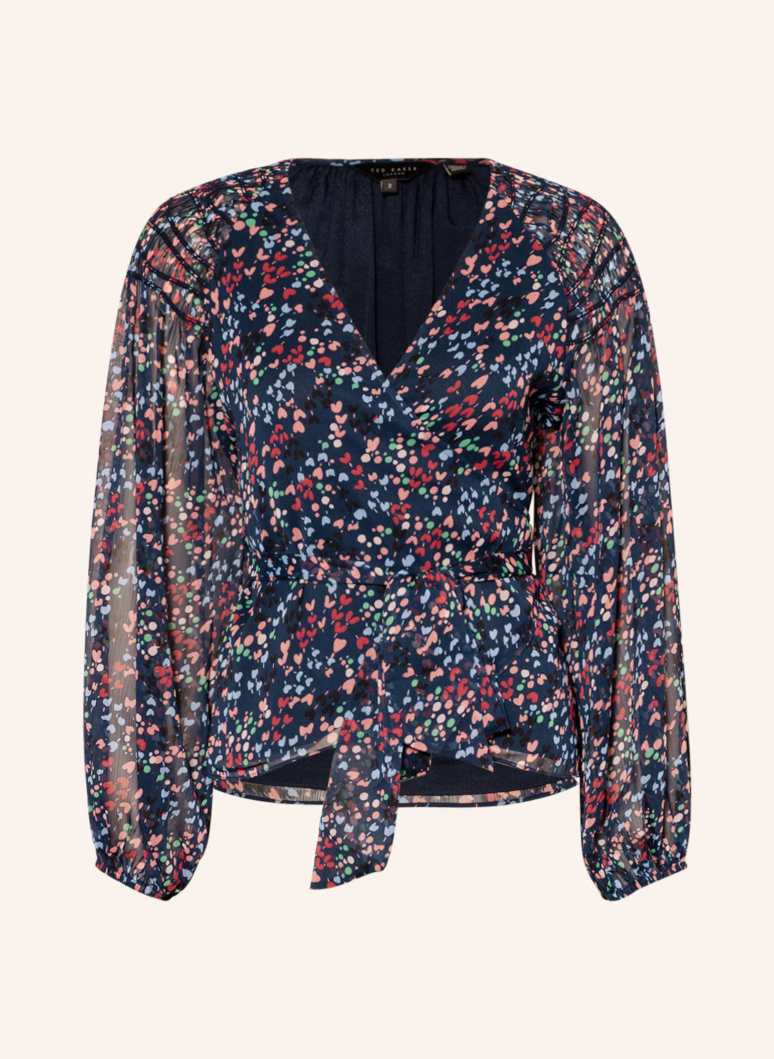 Image of Ted Baker Wickelbluse Tariaa blau