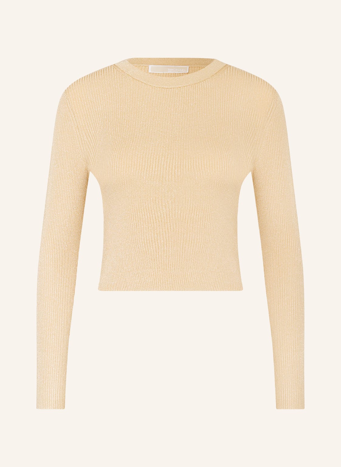 Image of Michael Kors Pullover Mit Glitzergarn gold