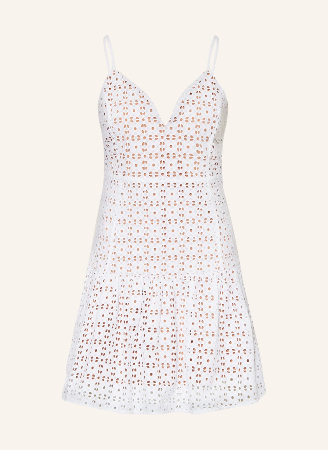 Image of Michael Kors Kleid Mit Spitze weiss