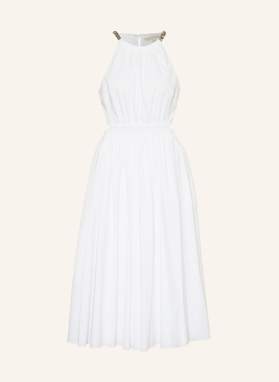 Image of Michael Kors Kleid Mit Cut-Out weiss