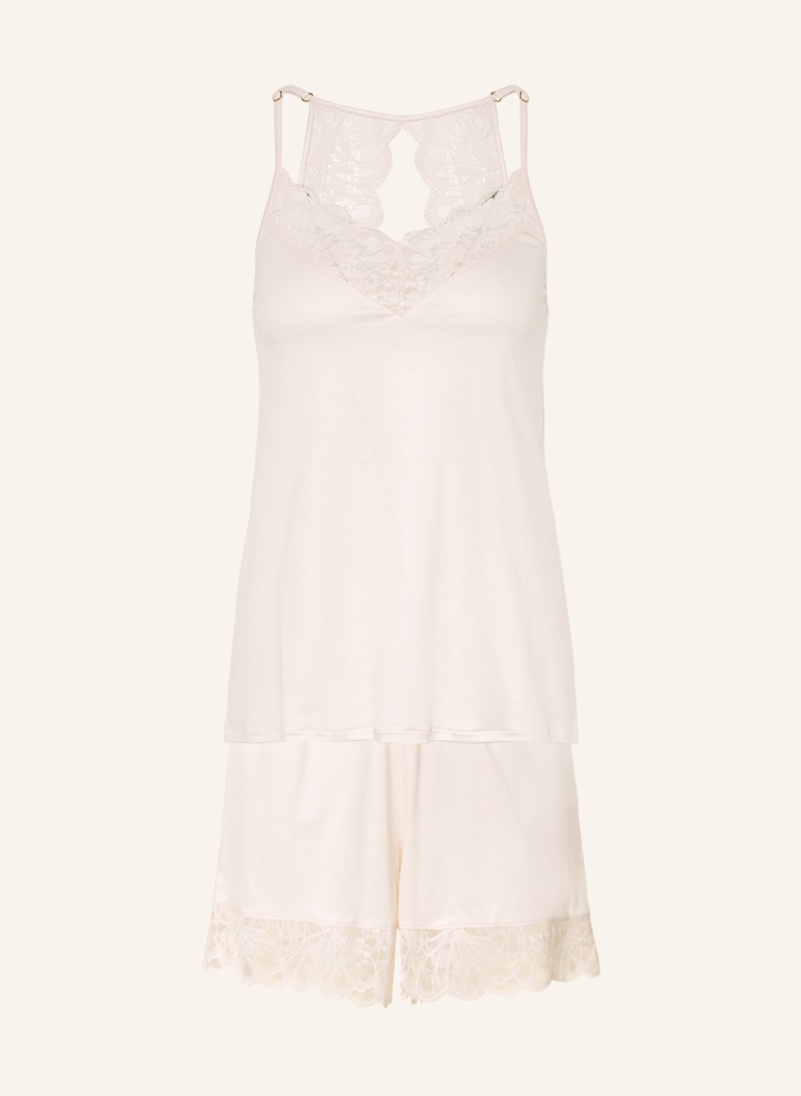 Image of Hanro Shorty-Schlafanzug Mae rosa