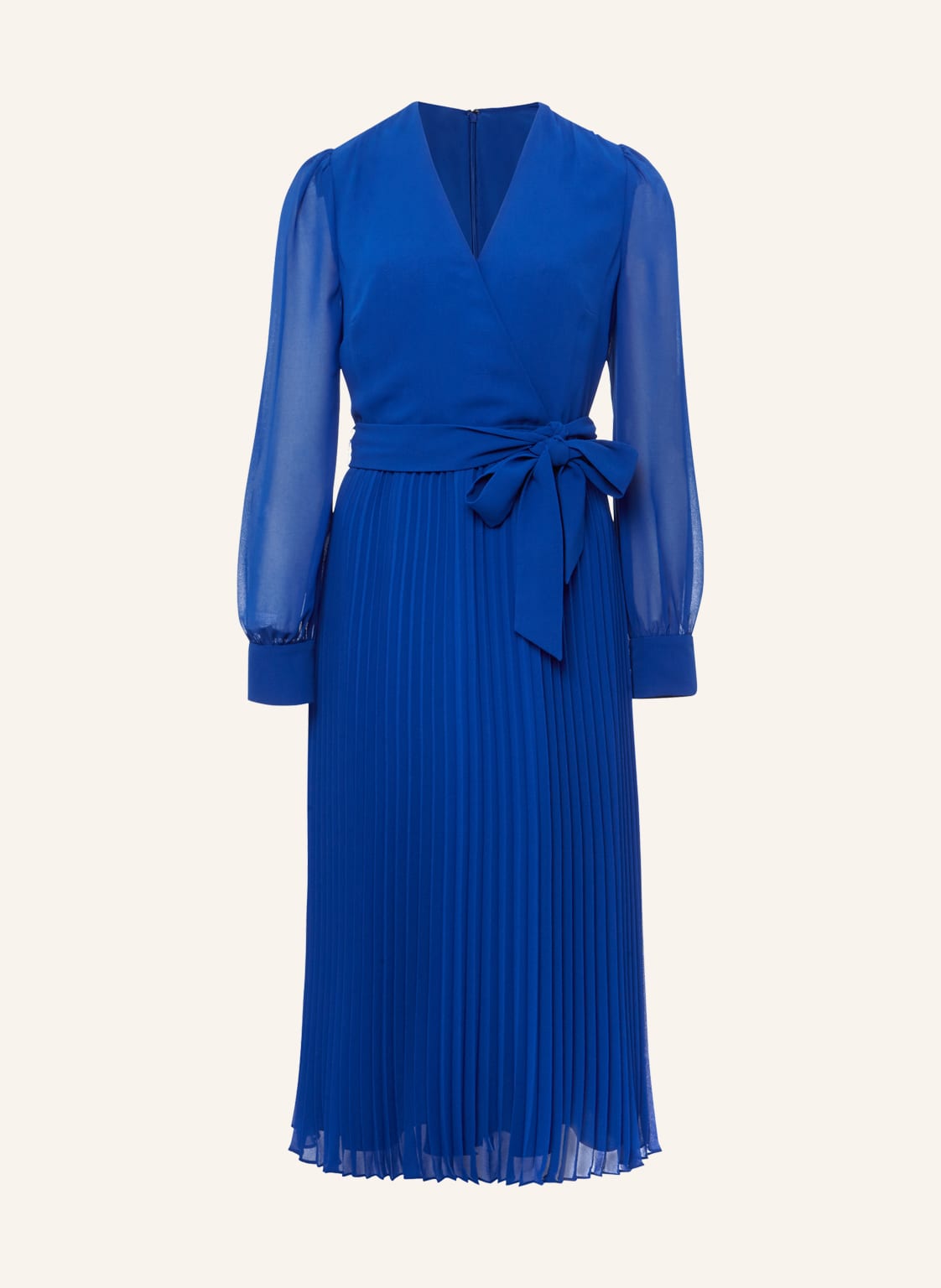 Image of Hobbs Kleid Evelyn Mit Plissees blau