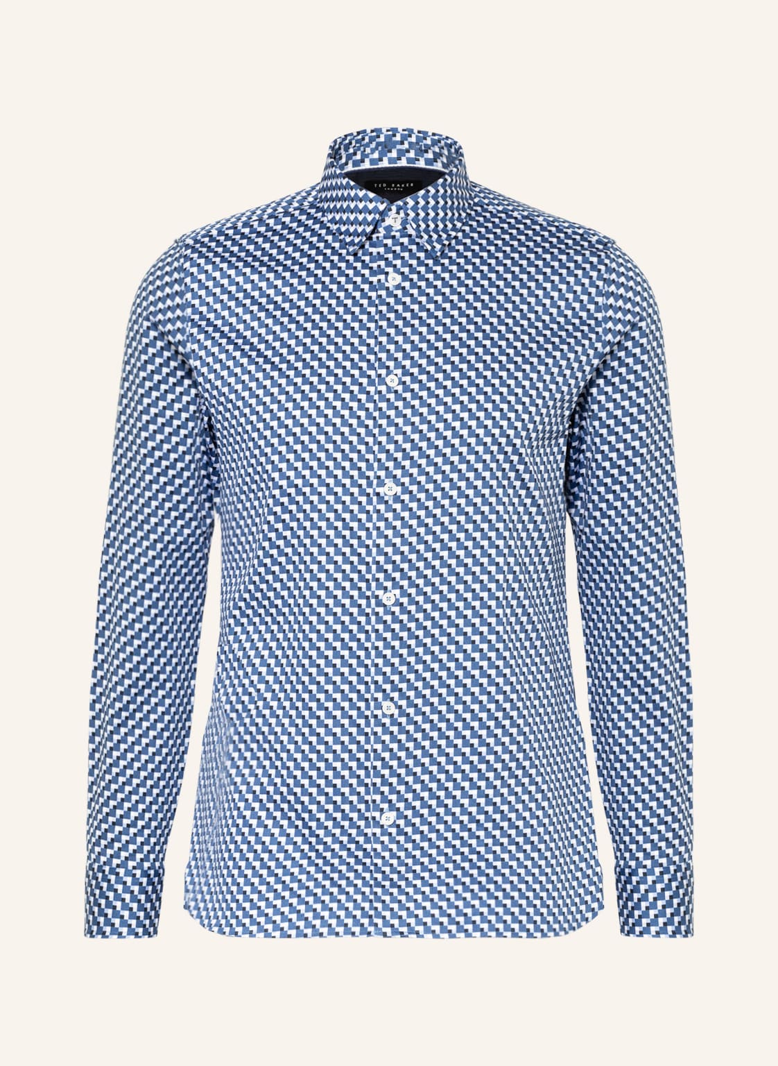 Image of Ted Baker Hemd Barder Slim Fit blau