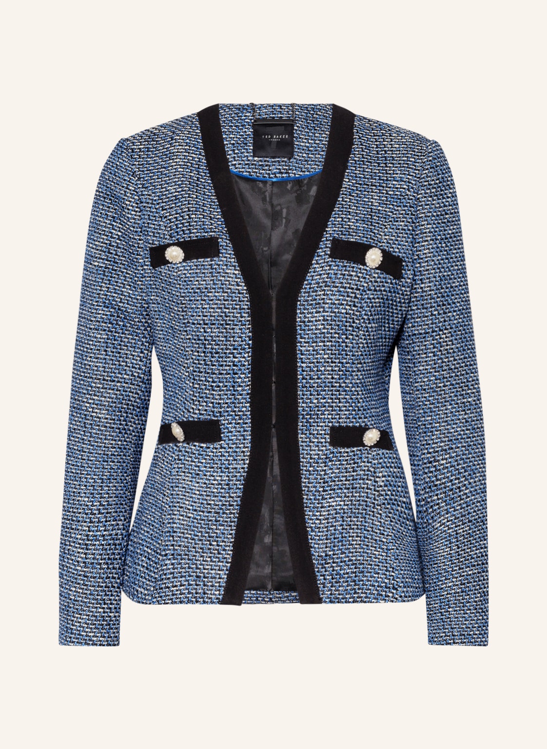 Image of Ted Baker Jacke Diniia Mit Glitzergarn blau