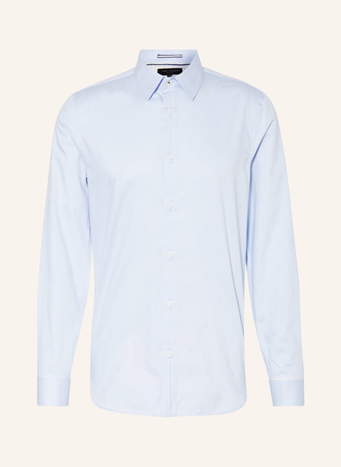 Image of Ted Baker Hemd Wragby Slim Fit Mit Umschlagmanschette blau