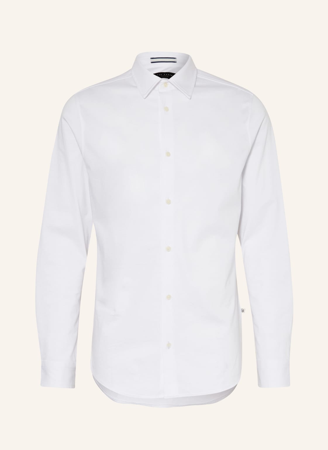 Image of Ted Baker Jerseyhemd Marros Slim Fit weiss