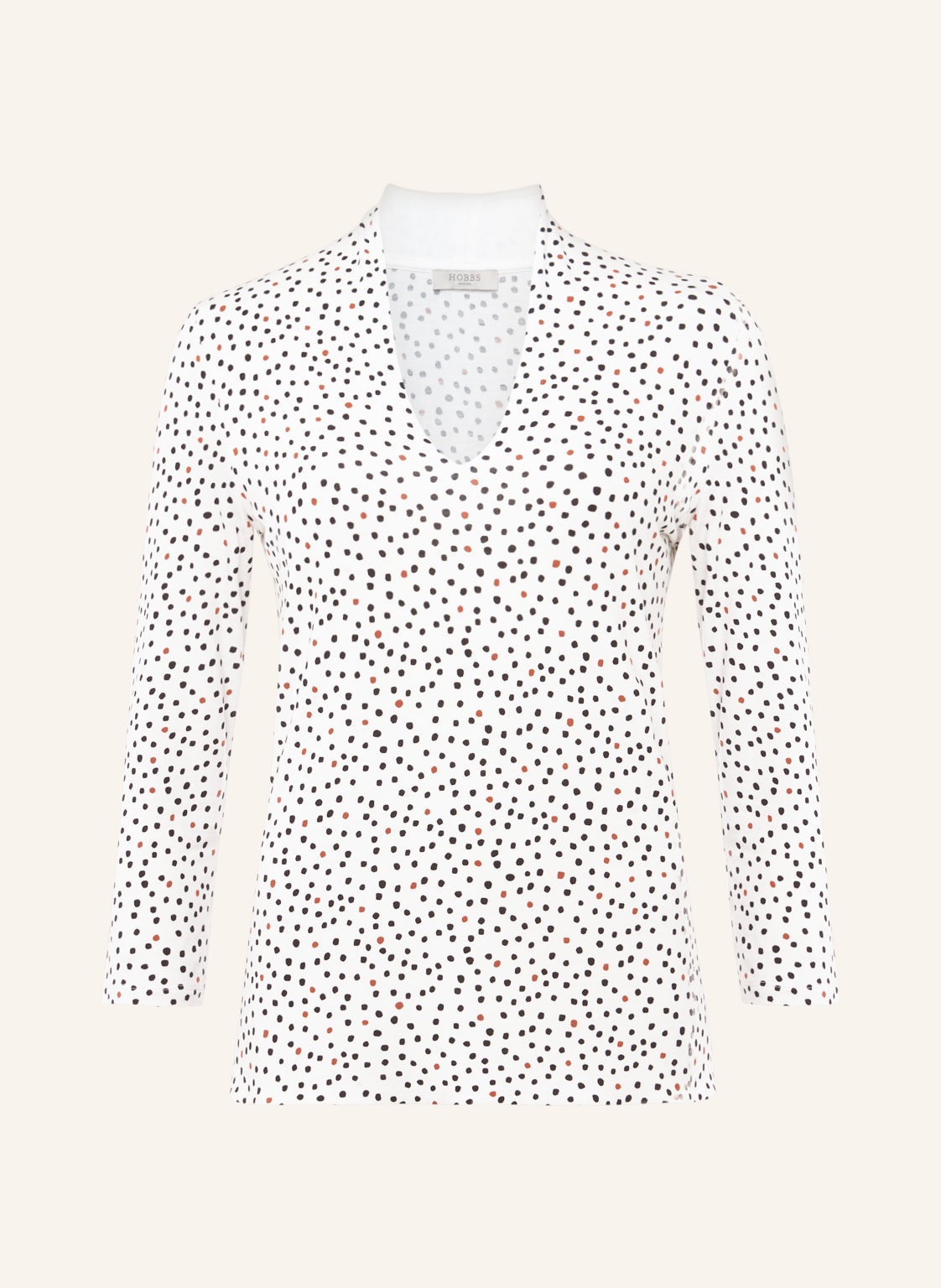 Image of Hobbs Shirt Aimee Mit 3/4-Arm schwarz