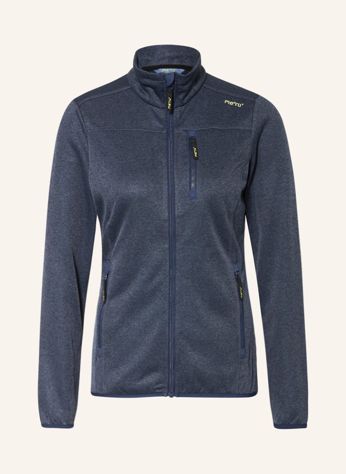 Image of Me°Ru' Strick-Fleecejacke Talagante blau