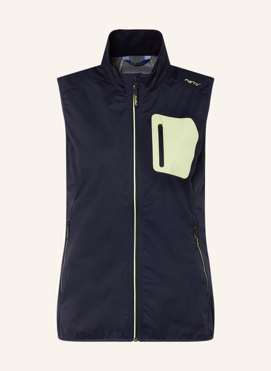 Image of Me°Ru' Softshell-Weste Millipilla blau