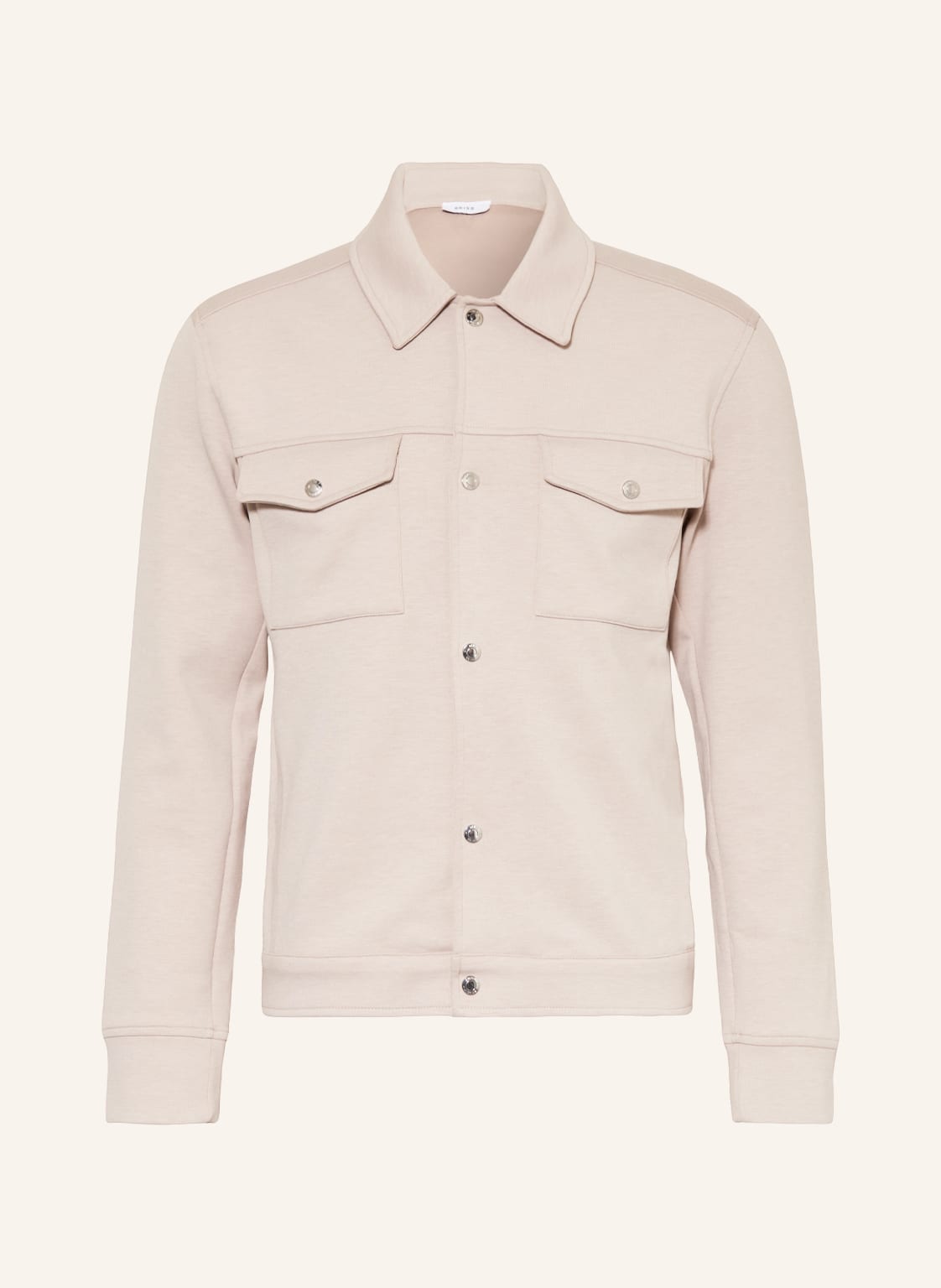 Image of Reiss Overshirt Jerry beige