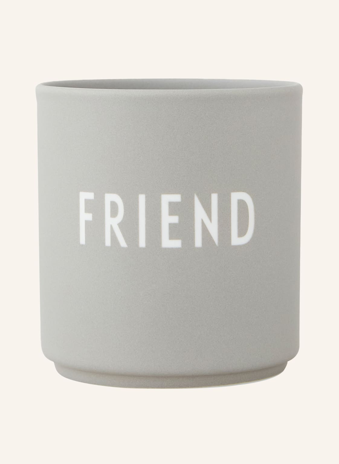 Image of Design Letters Becher grau