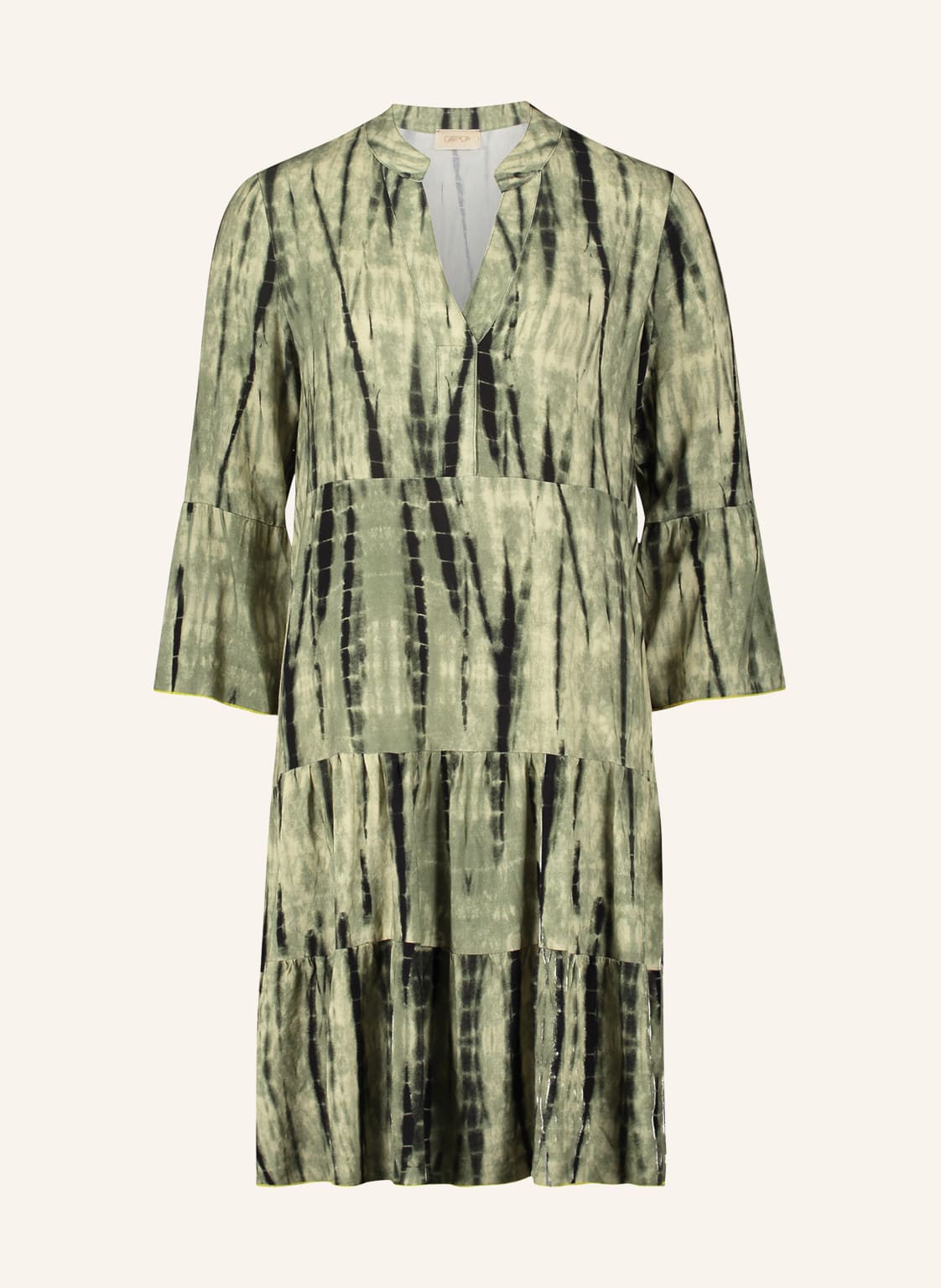 Image of Cartoon Kleid Mit 3/4-Arm gruen