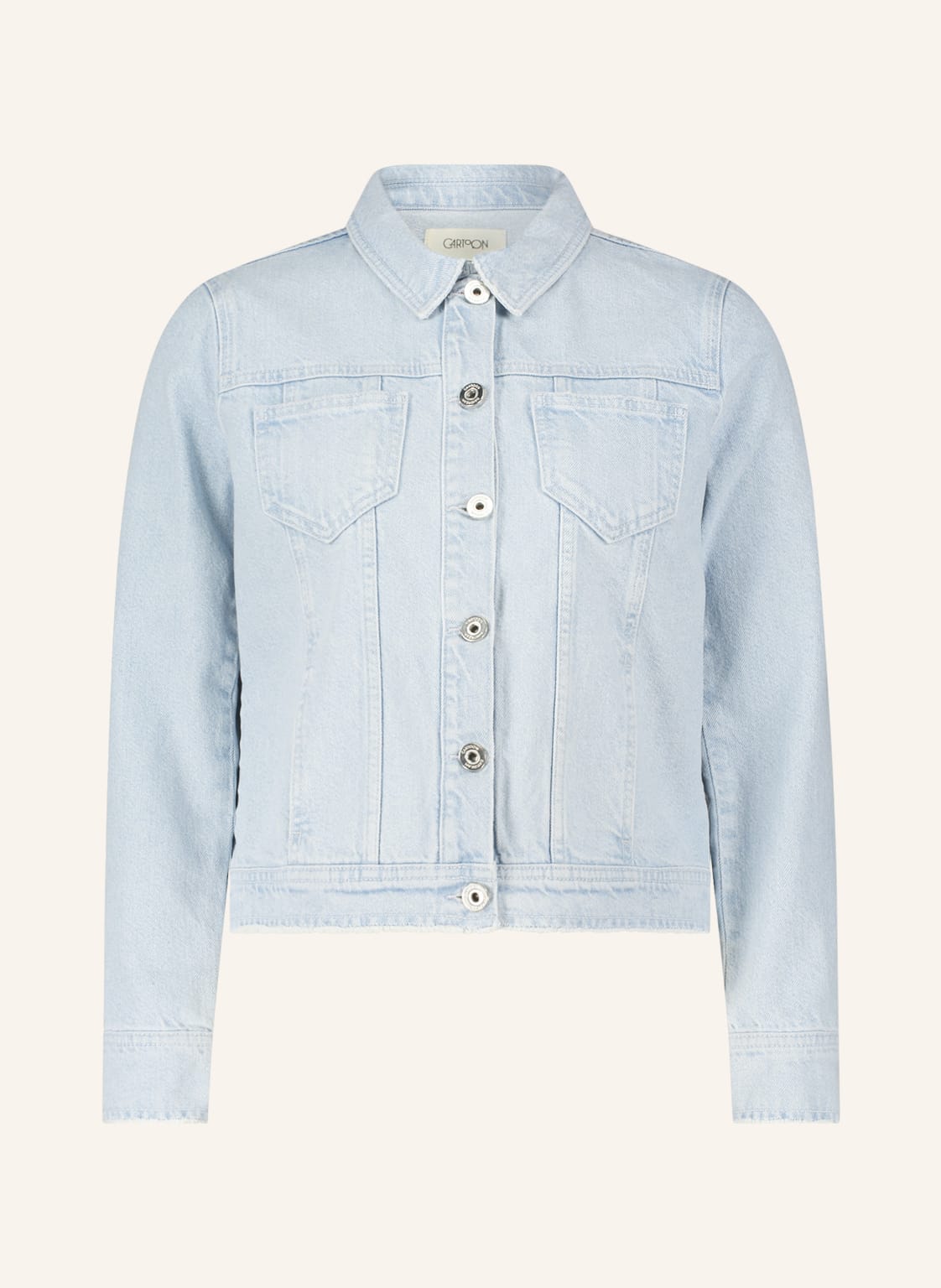 Image of Cartoon Jeansjacke blau