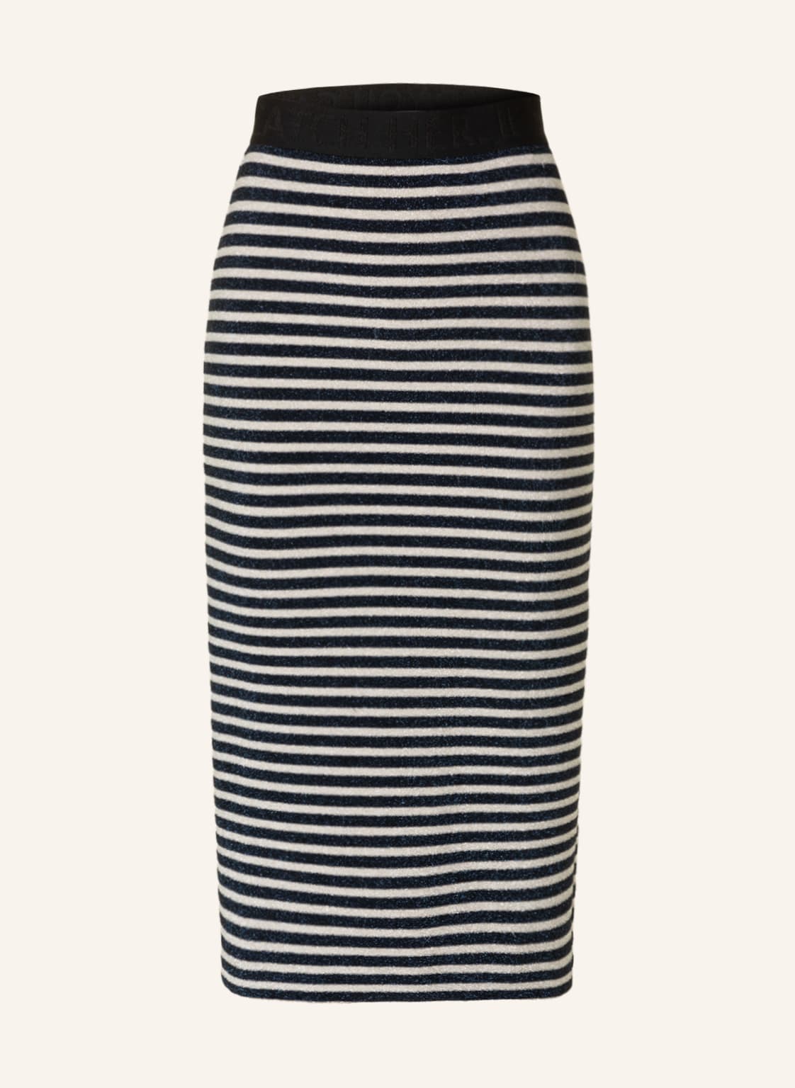 Image of Dorothee Schumacher Jerseyrock Mit Glitzergarn blau