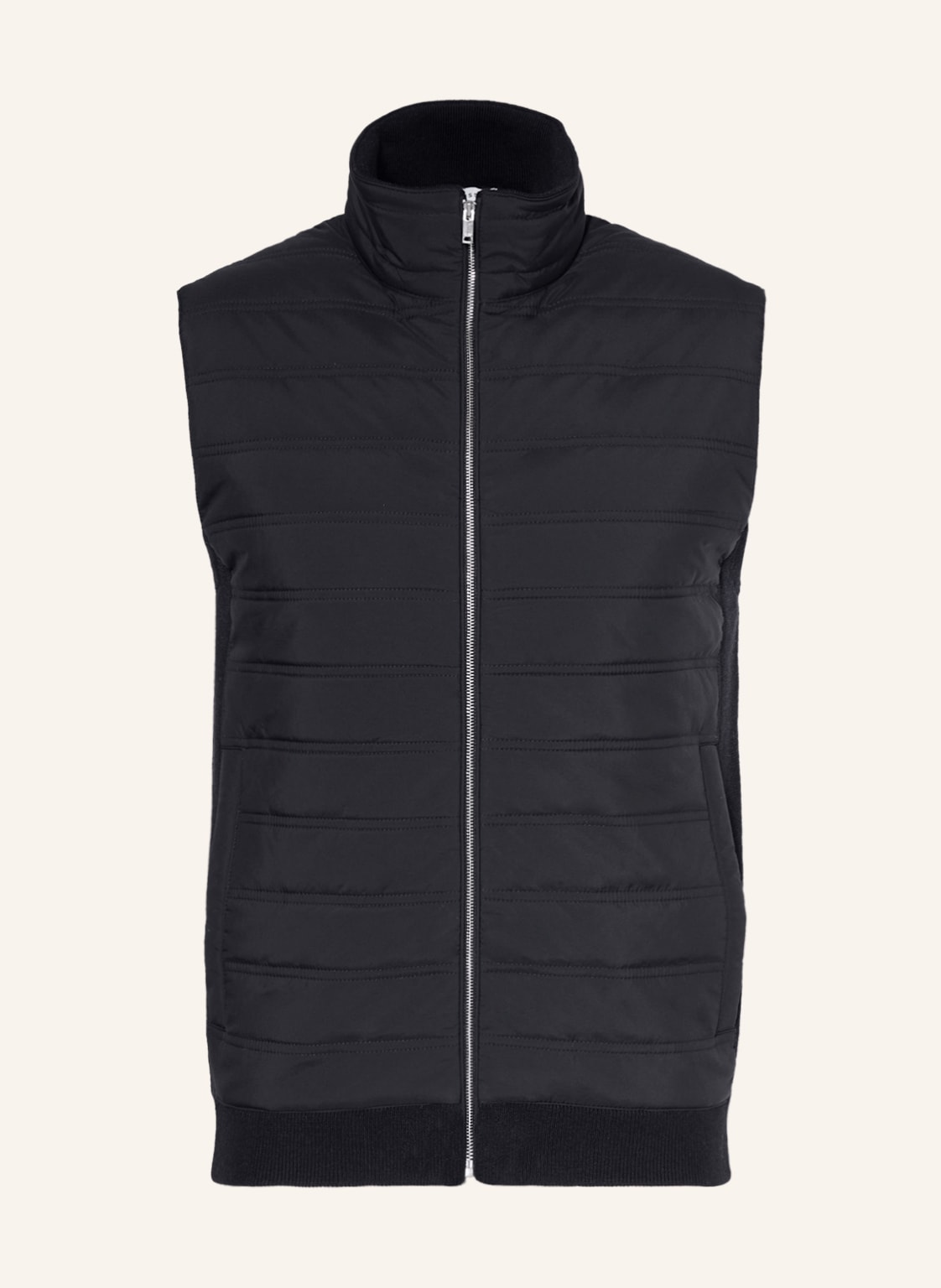 Image of Reiss Steppweste William Im Materialmix blau