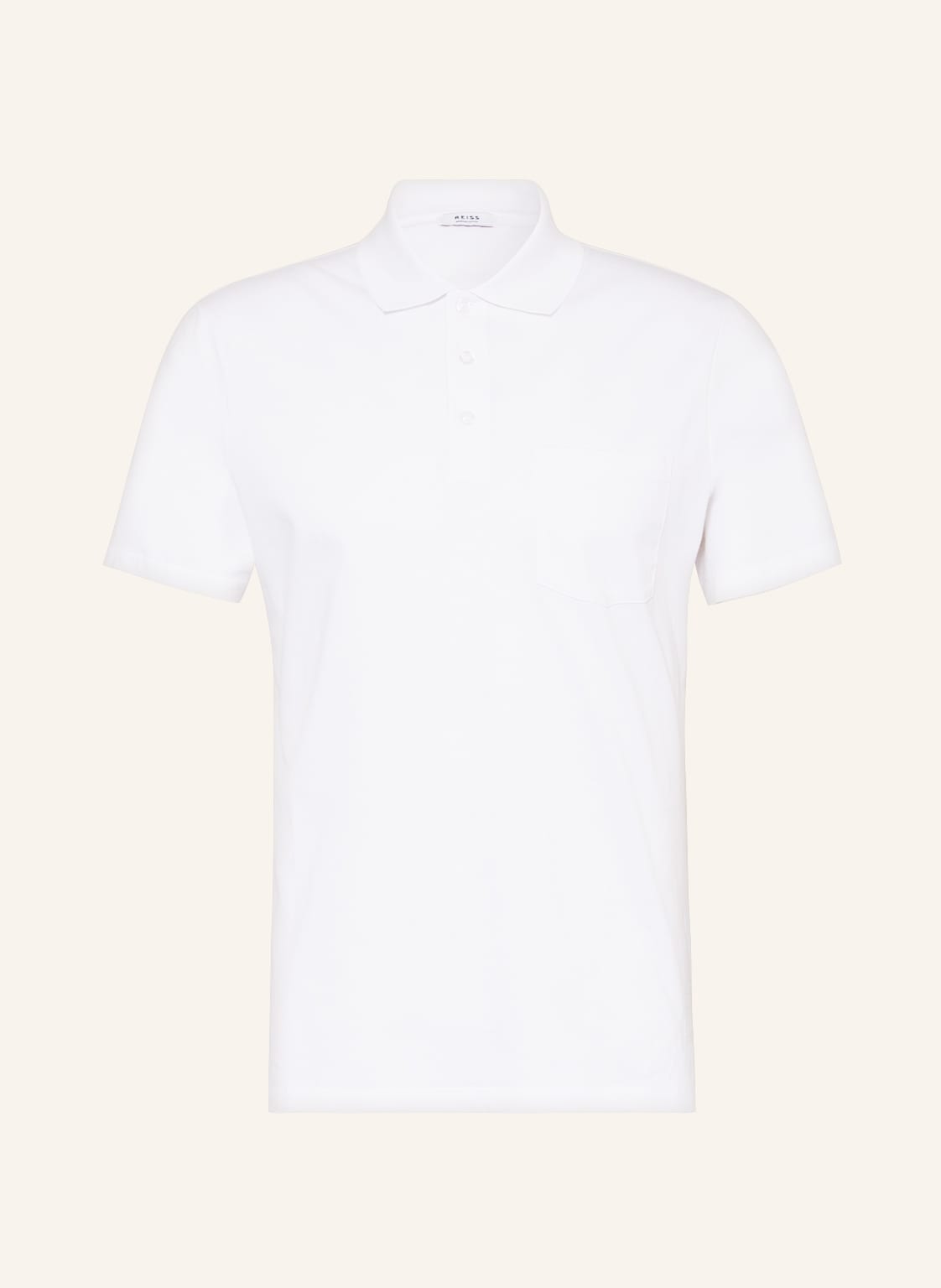 Image of Reiss Jersey-Poloshirt Austin weiss