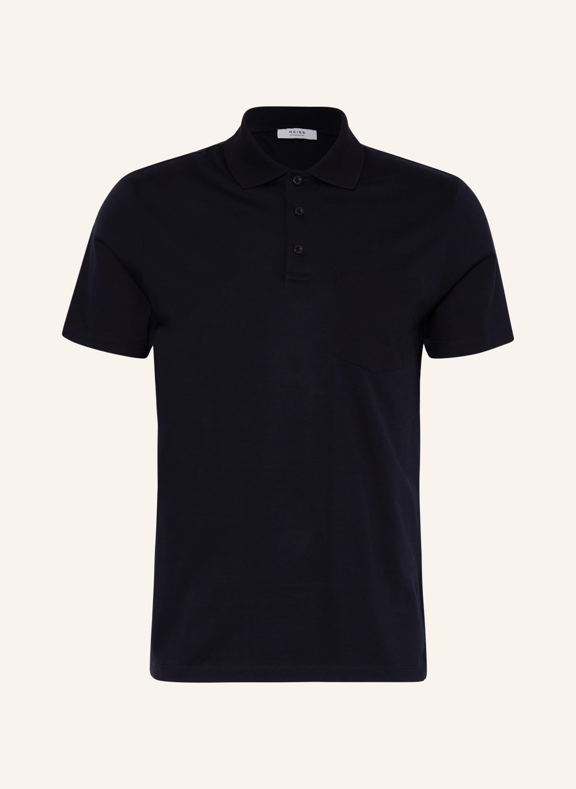 Image of Reiss Jersey-Poloshirt Austin blau