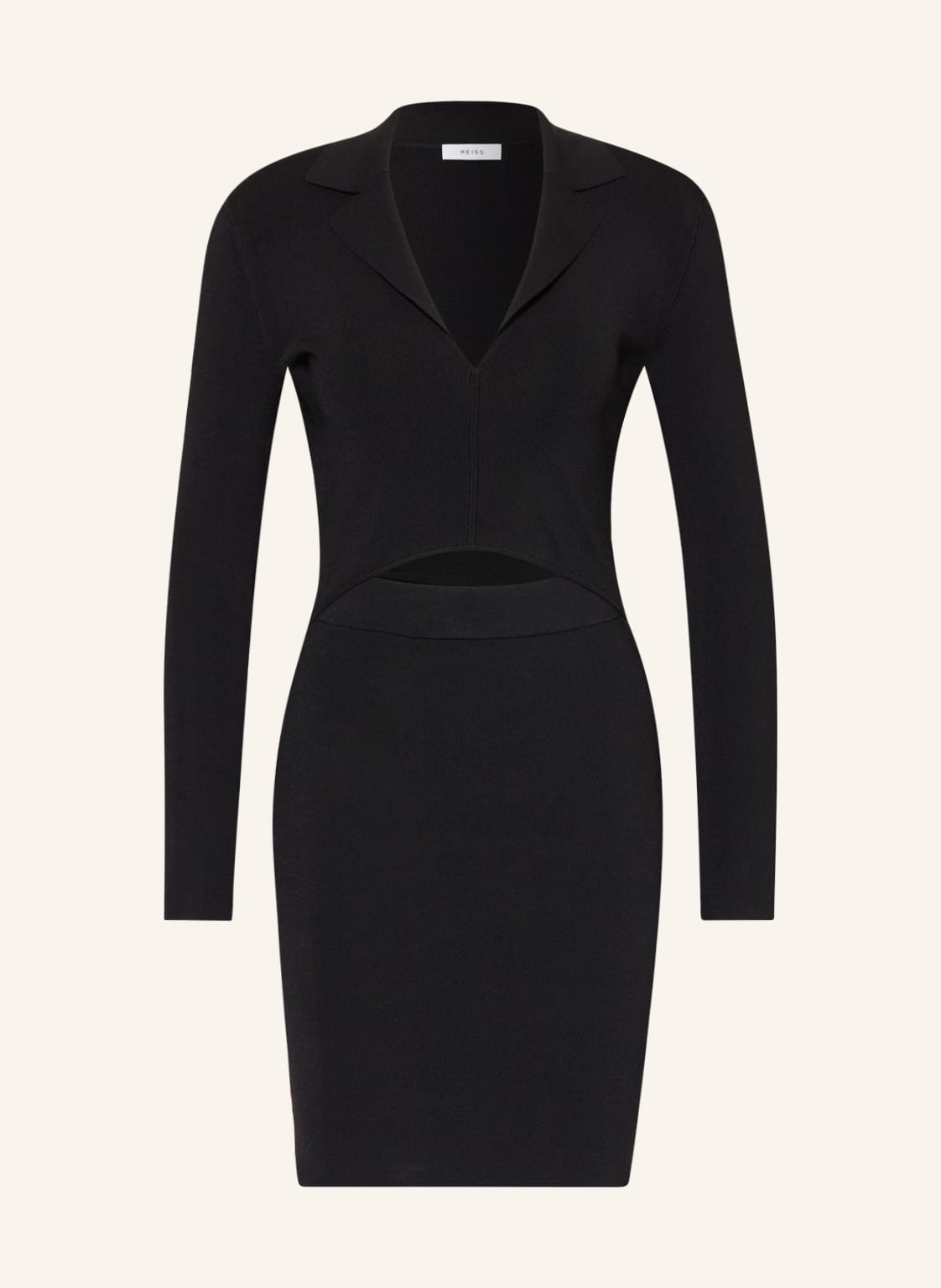 Image of Reiss Etuikleid Freya Mit Cut-Outs schwarz