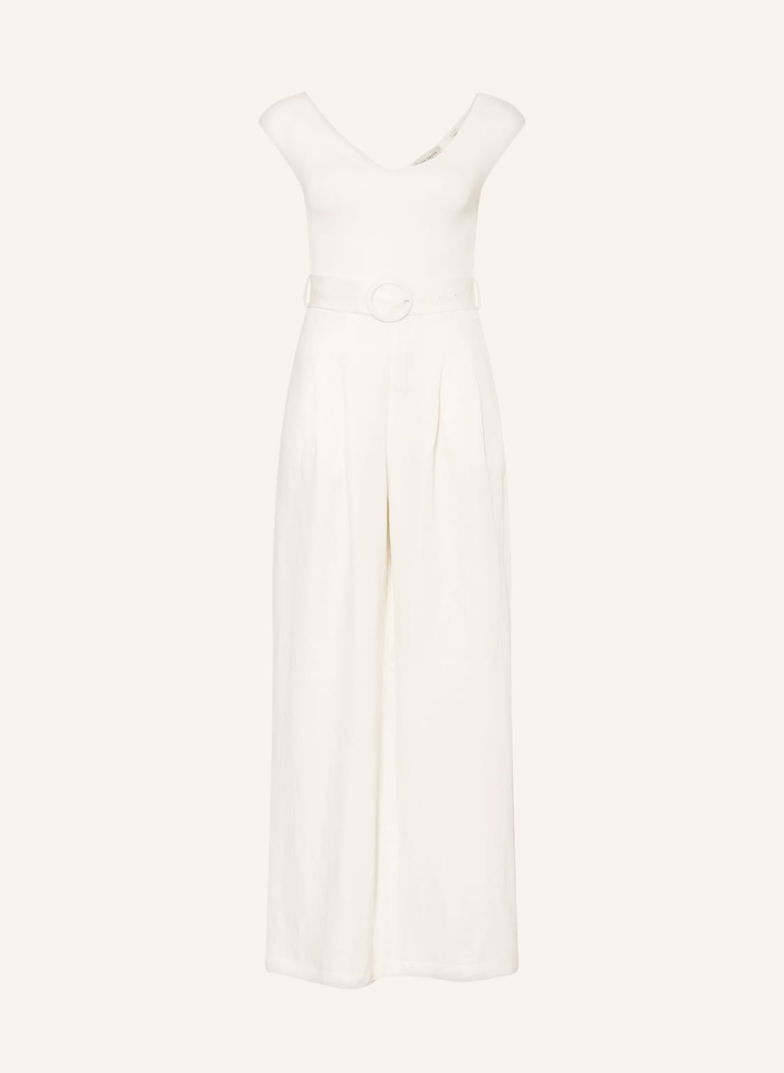 Image of Ted Baker Jumpsuit Tabbiaa Im Materialmix weiss