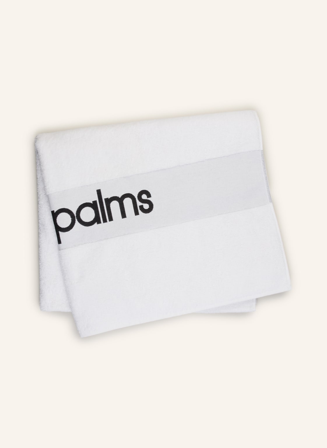 Image of Black Palms Strandtuch weiss