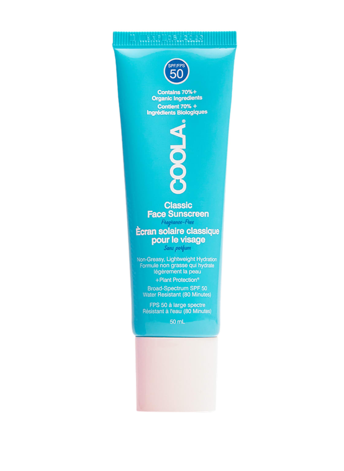 Image of Coola Classic Face Lotion Fragrance-Free Spf 50 Sonnenschutz für das Gesicht 50 ml