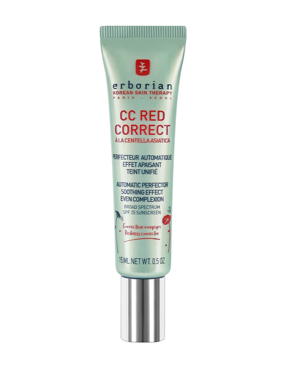 Image of Erborian Cc Red Correct Cream CC Creme gegen Rötungen 15 ml