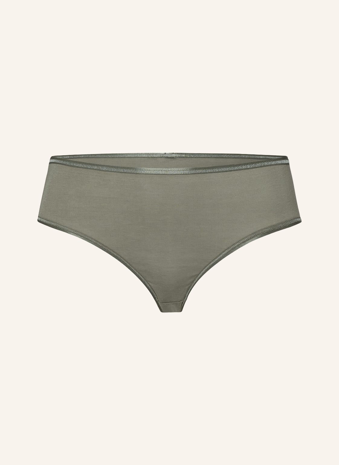 Image of Hanro Slip Cotton Seamless gruen