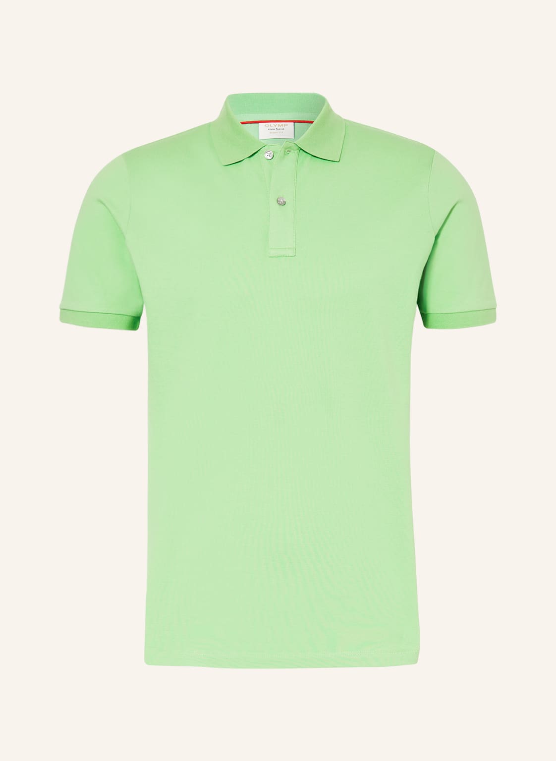 Image of Olymp Piqué-Poloshirt Level Five Body Fit gruen
