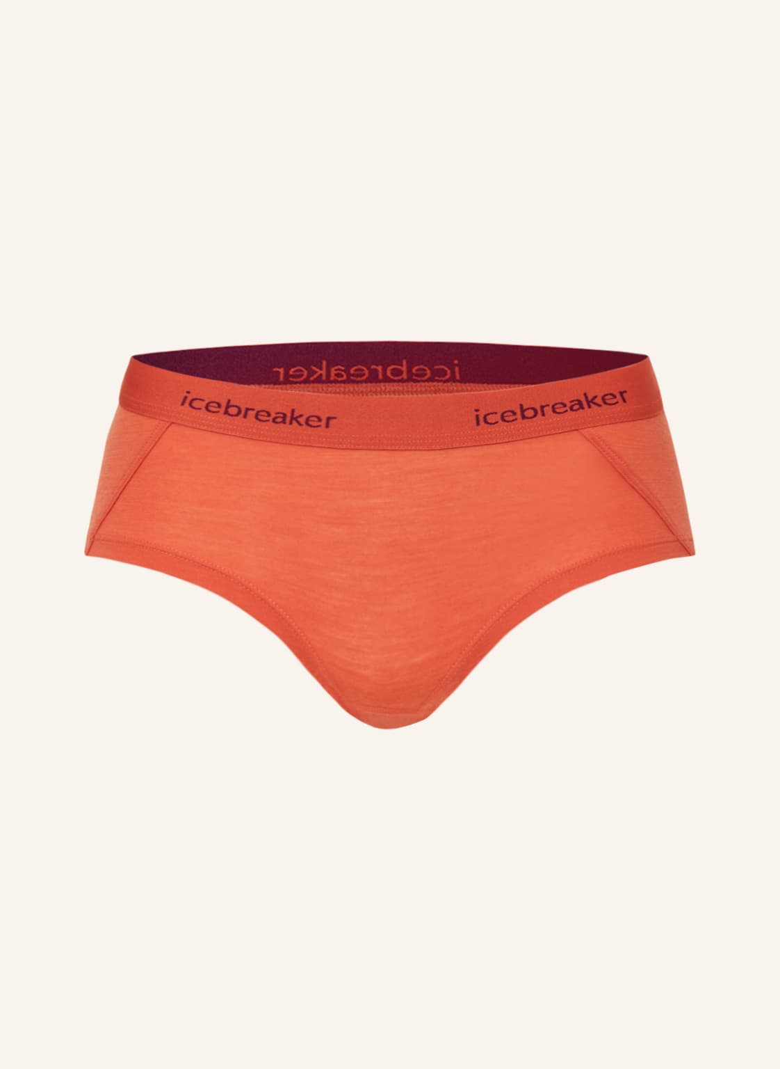 Image of Icebreaker Funktionswäsche-Slip Sprite Mit Merinowolle rot