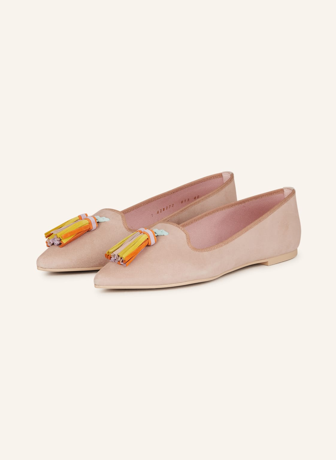 Image of Pretty Ballerinas Tassel-Slipper Ella beige