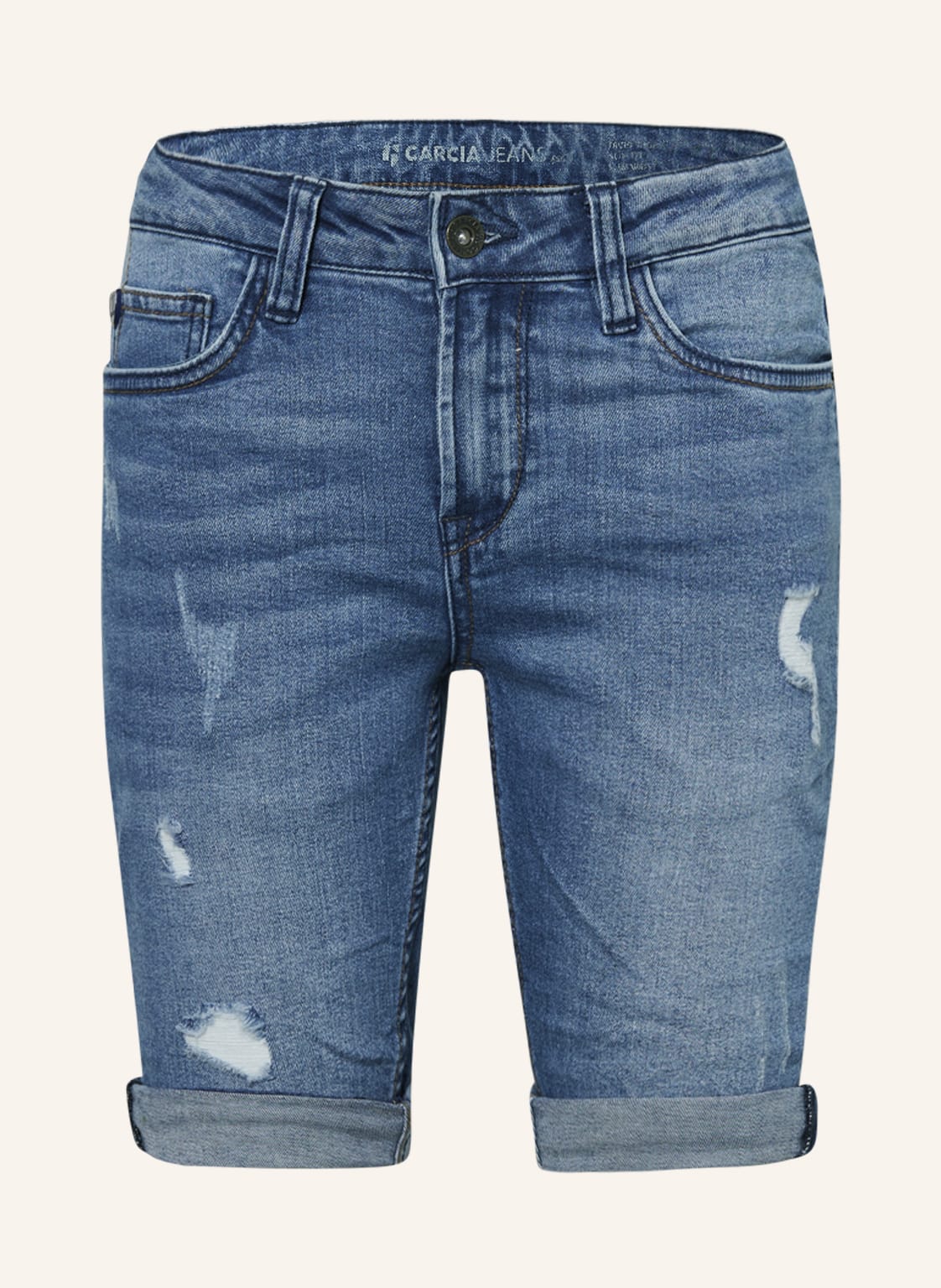 Image of Garcia Jeansshorts Tavio Slim Fit blau