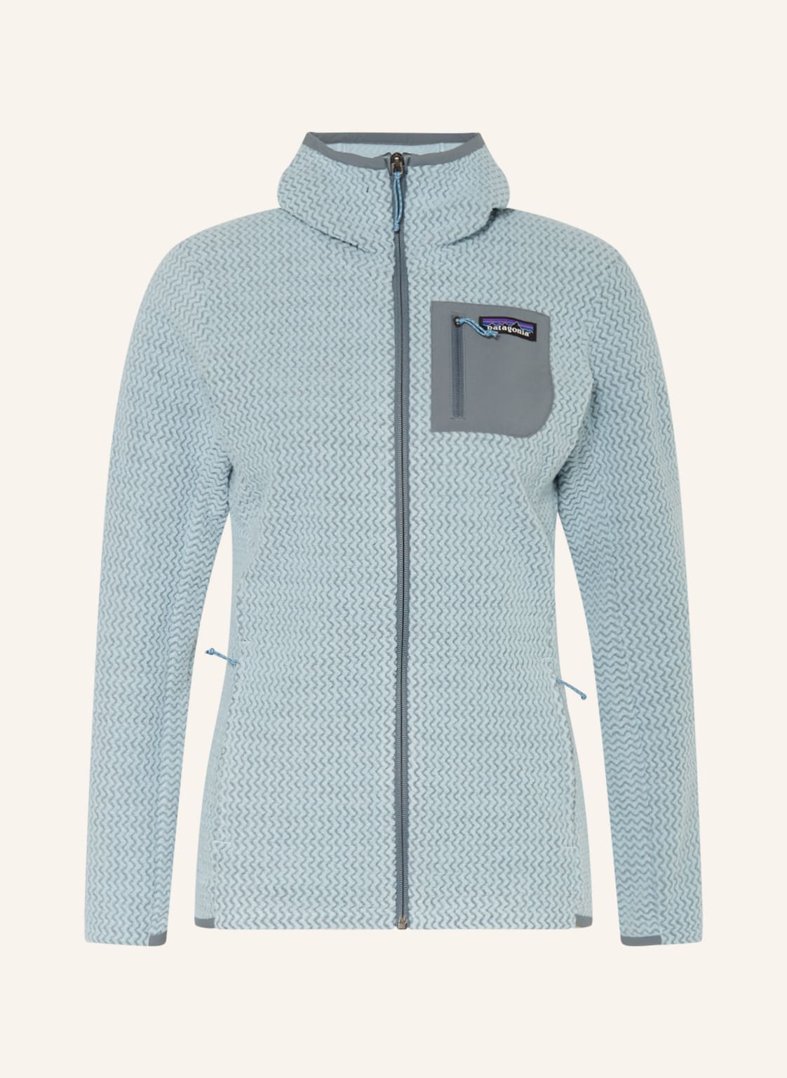 Image of Patagonia Fleecejacke r1® Air blau