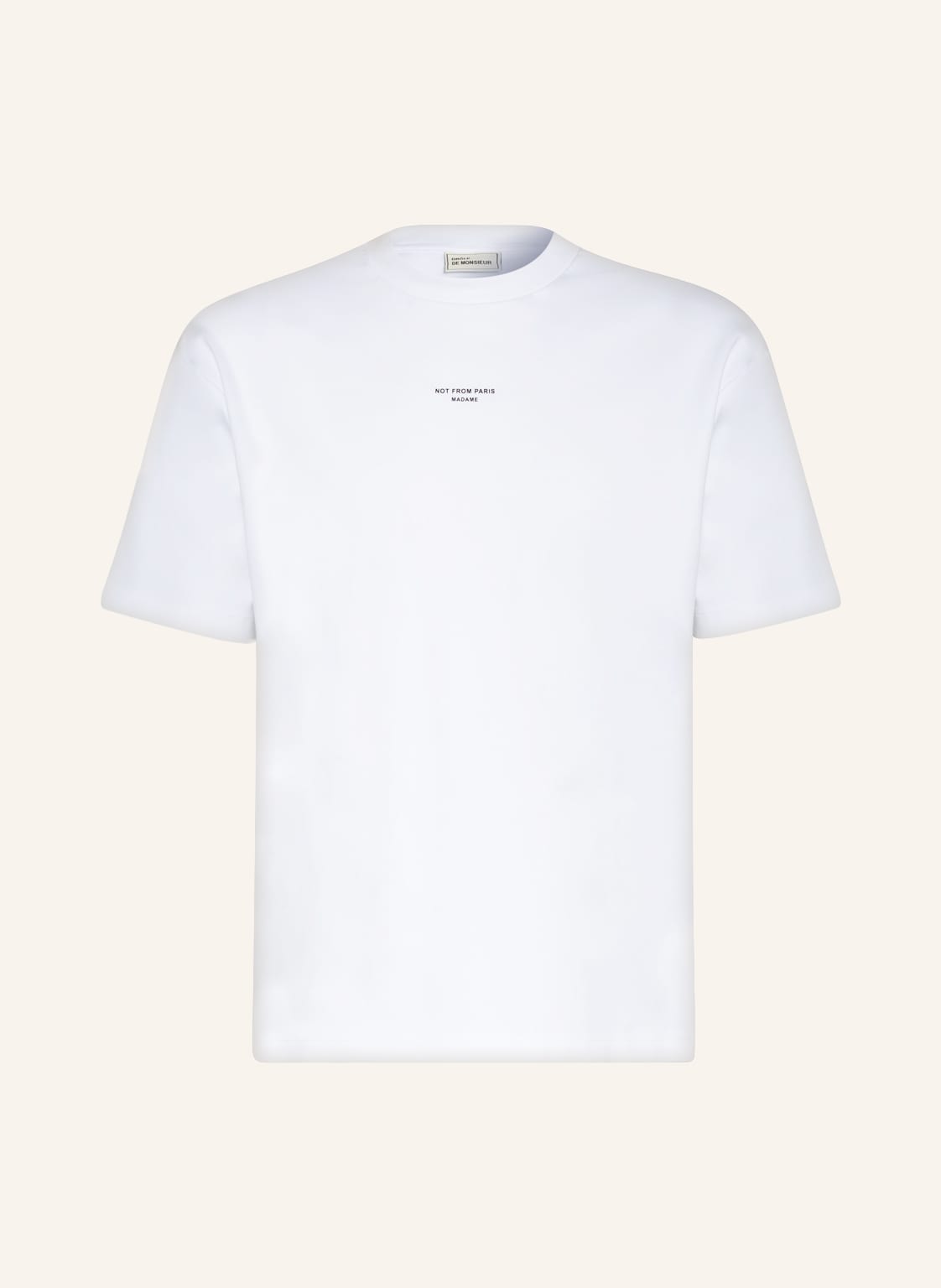 Image of Drôle De Monsieur T-Shirt Perm weiss