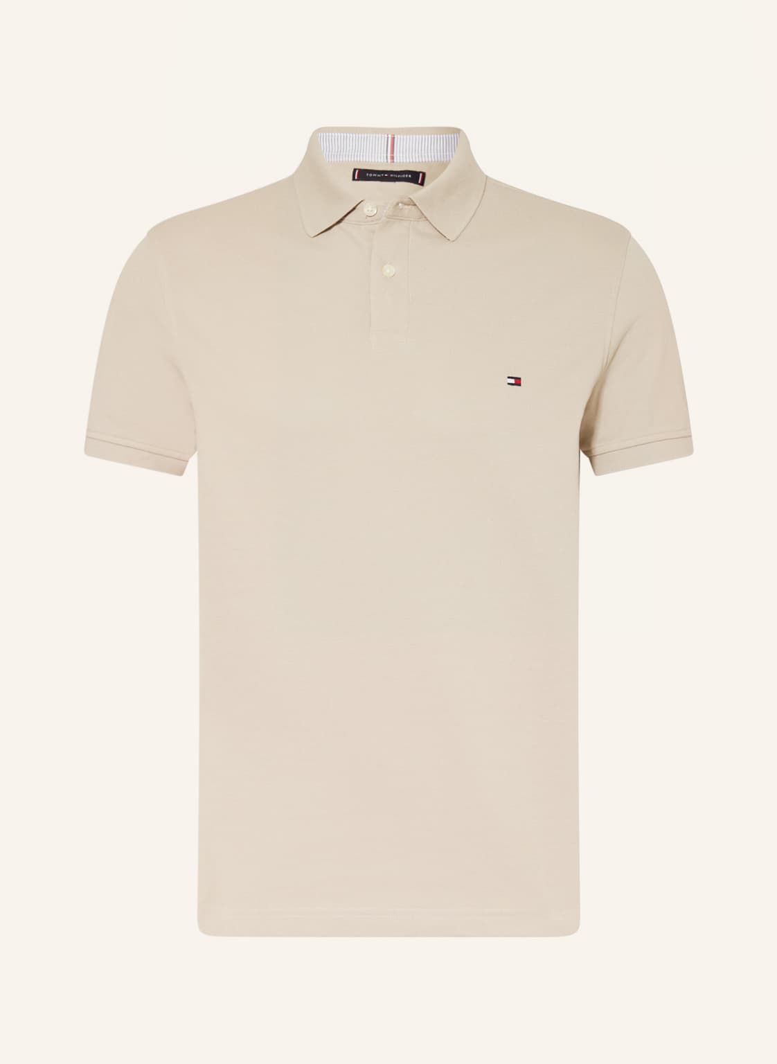 Image of Tommy Hilfiger Piqué-Poloshirt Regular Fit beige