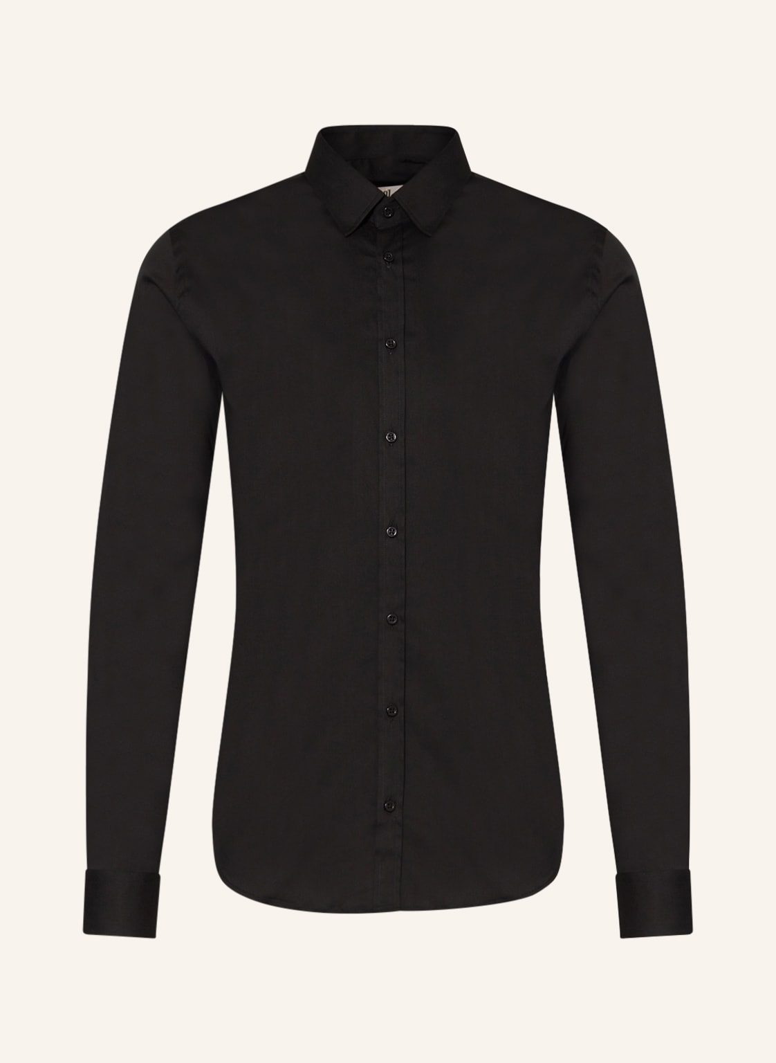 Image of q1 Manufaktur Hemd Walter Extra Slim Fit schwarz