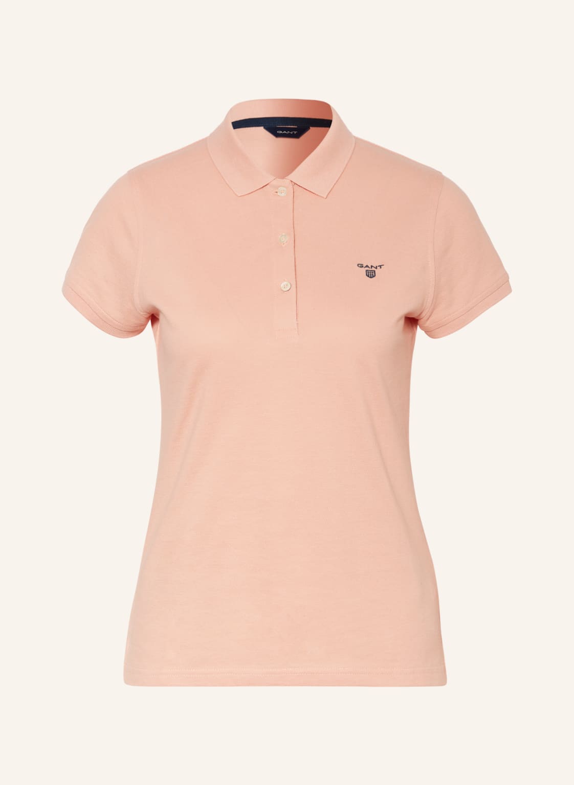 Image of Gant Piqué-Poloshirt orange