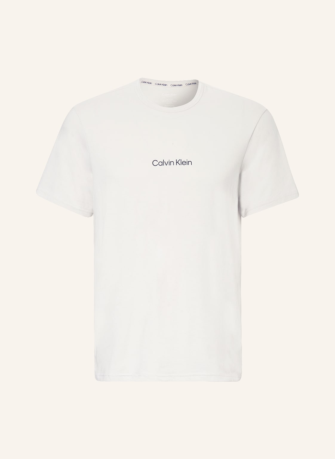 Image of Calvin Klein Lounge-Shirt Modern Structure grau