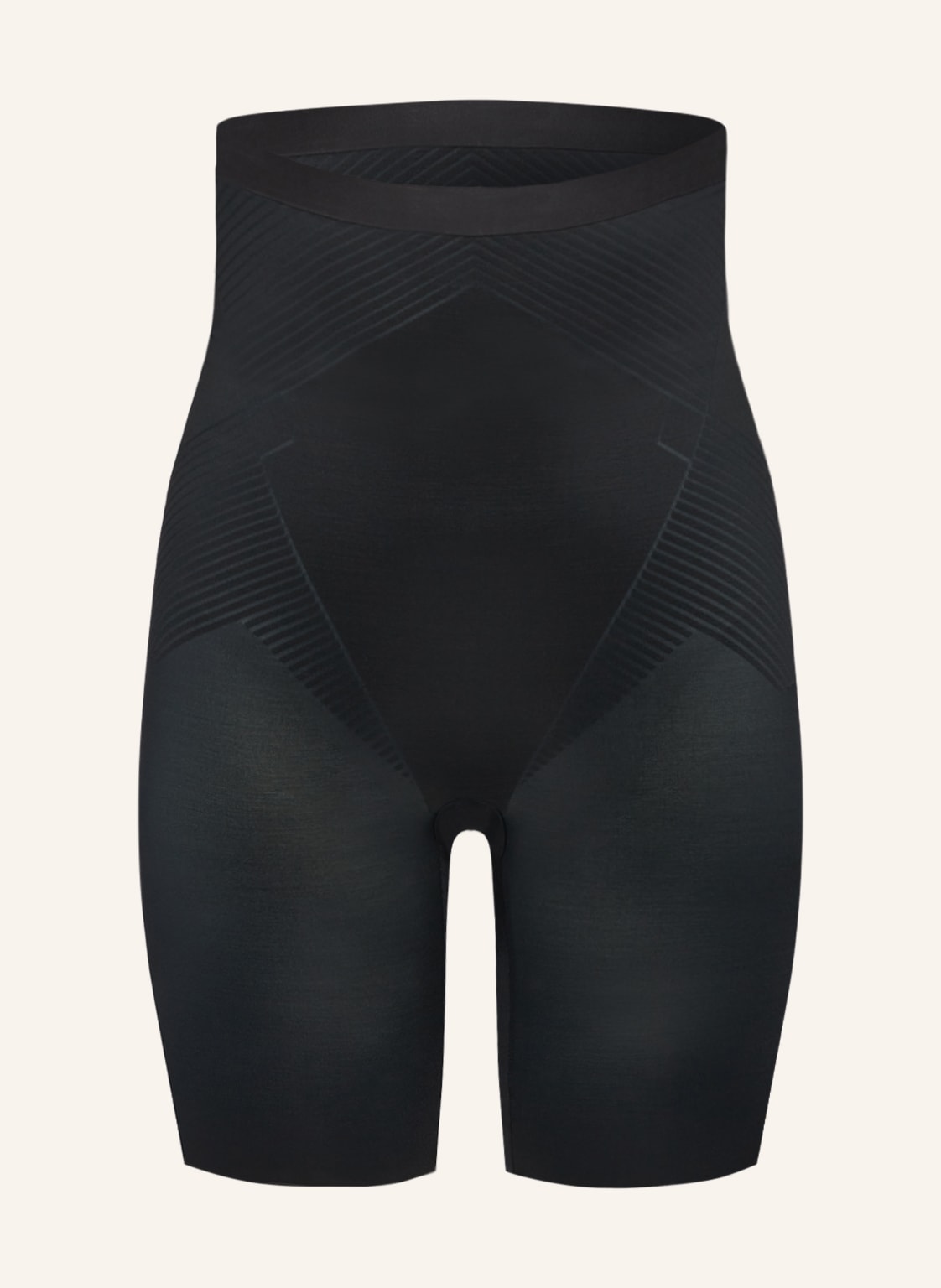 Image of Spanx Shaping-Shorts Thinstincts 2.0 High-Waisted Mid-Thigh schwarz