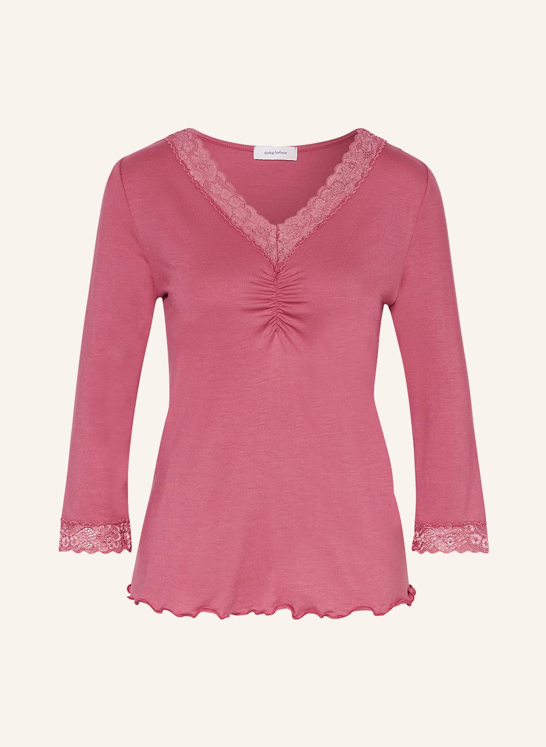 Image of Darling Harbour Schlafshirt Mit 3/4-Arm pink