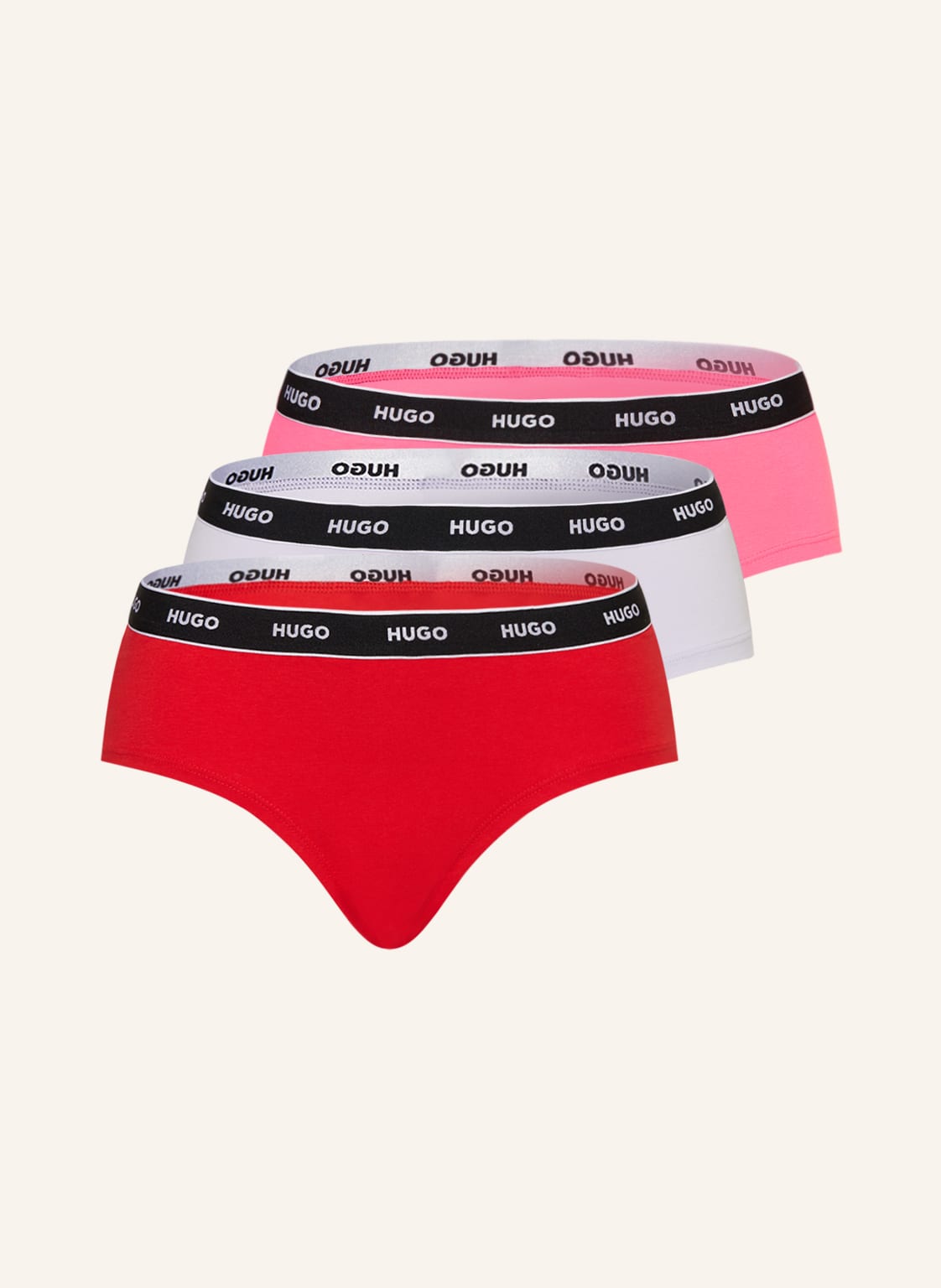 Image of Hugo 3er-Pack Panties pink
