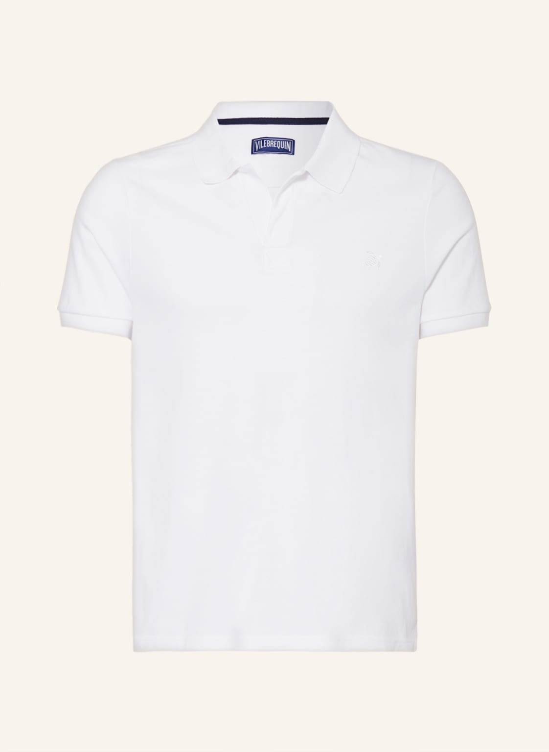 Image of Vilebrequin Piqué-Poloshirt weiss