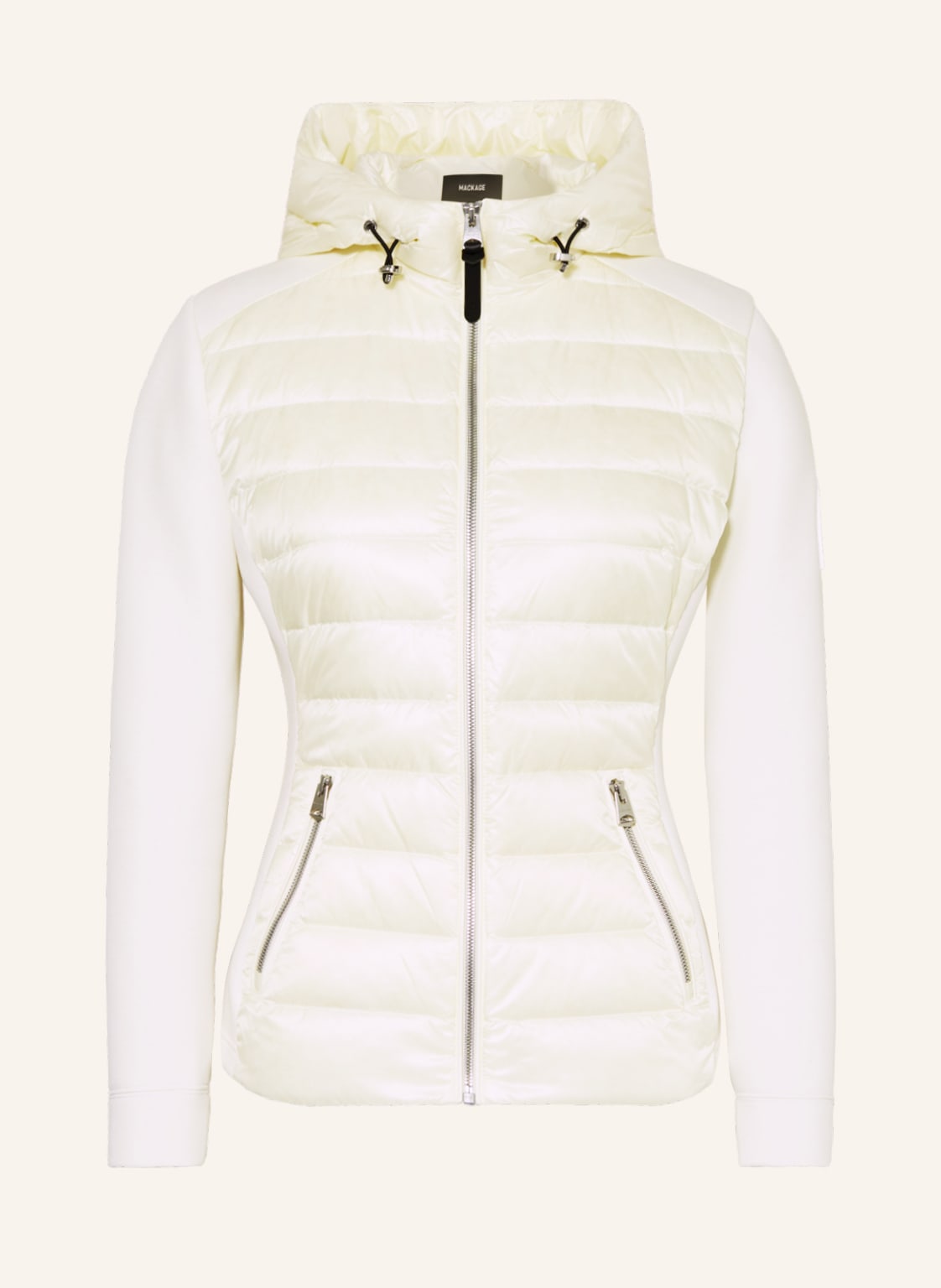 Image of Mackage Daunenjacke Della Im Materialmix weiss