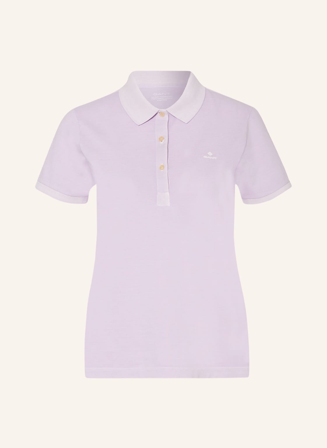 Image of Gant Piqué-Poloshirt violett