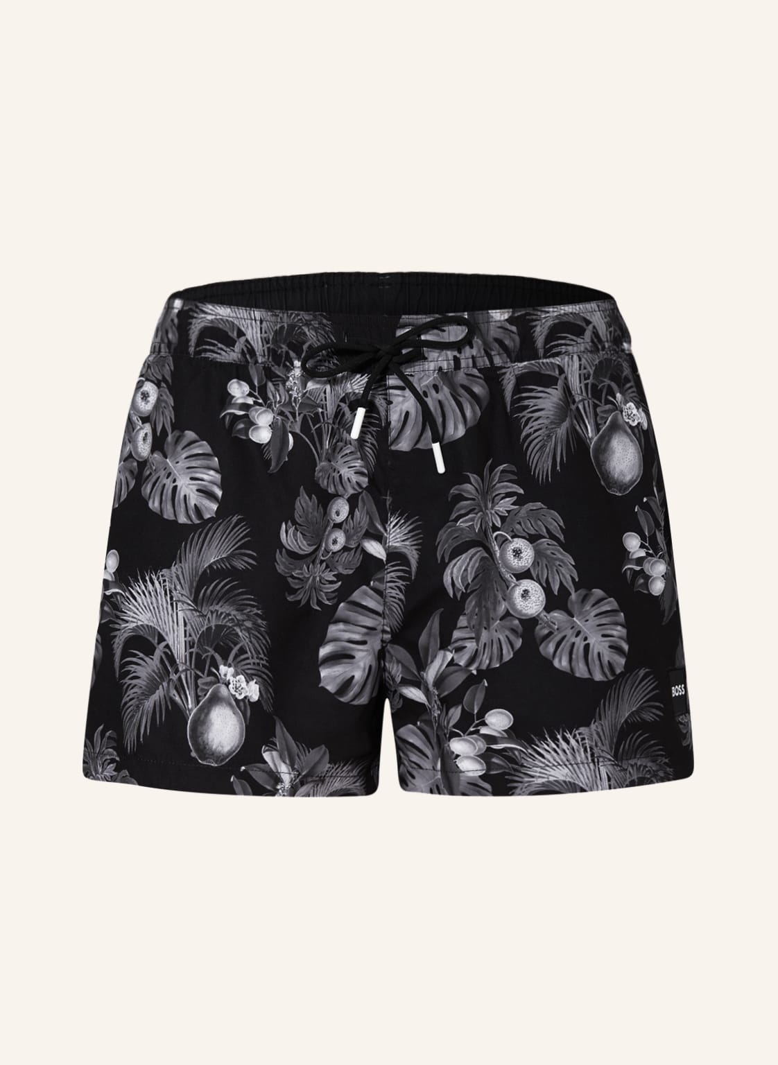 Image of Boss Badeshorts Salmon schwarz