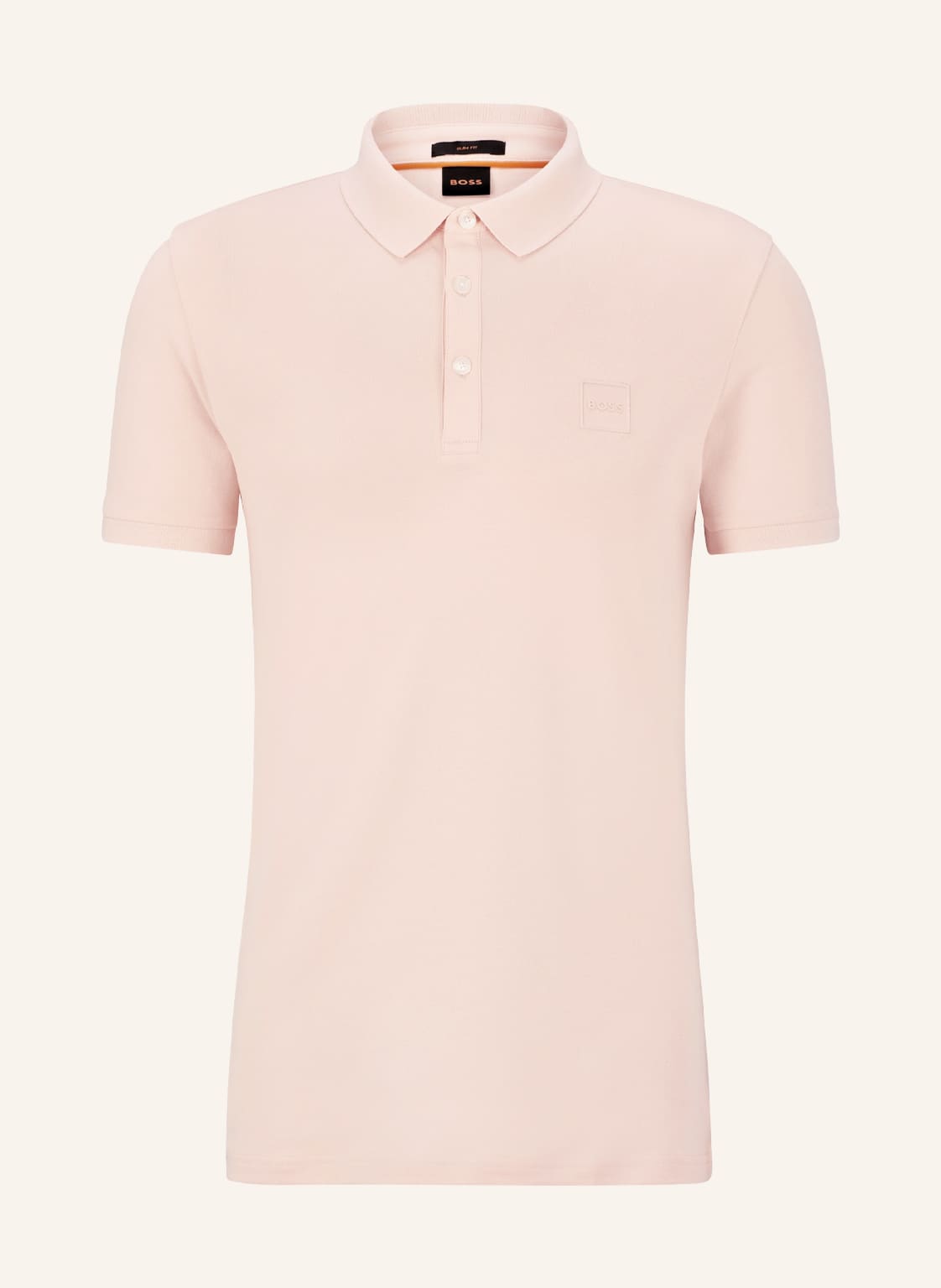 Image of Boss Piqué-Poloshirt Passenger Slim Fit rot