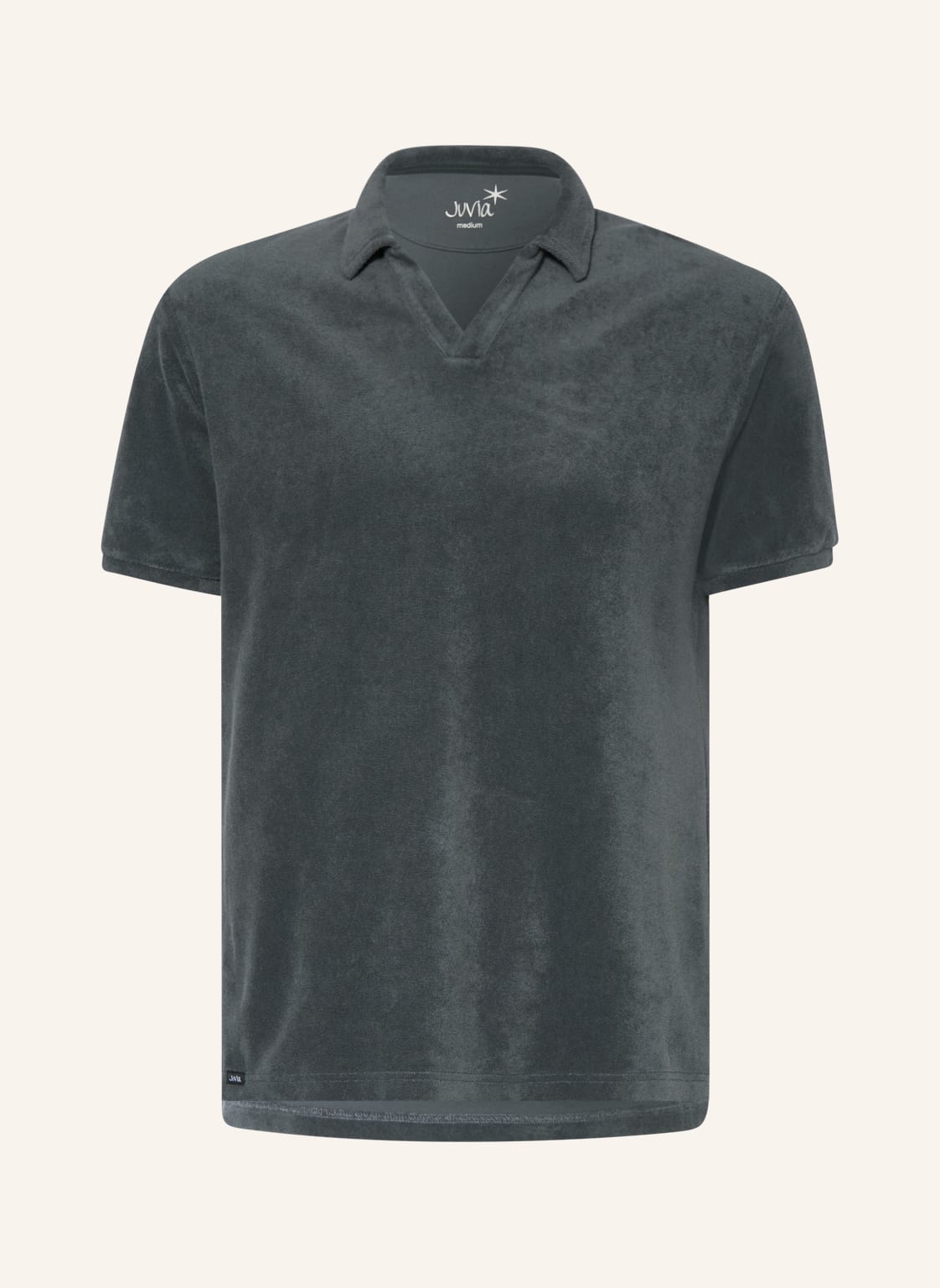 Image of Juvia Frottee-Poloshirt gruen