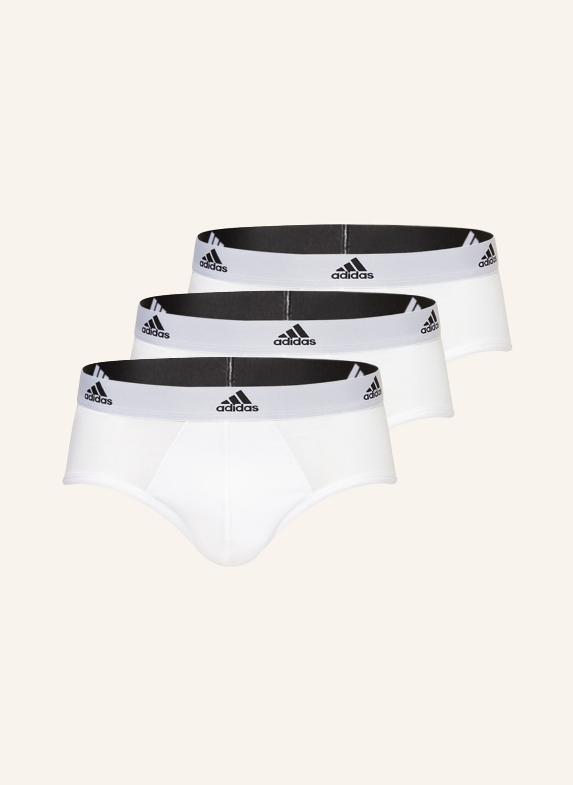 Image of Adidas 3er-Pack Slips weiss